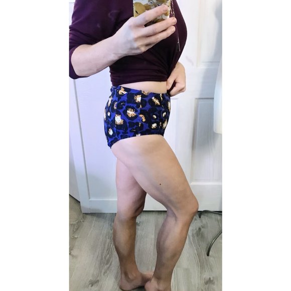 NWOT | River Island Swim Bottom | Royal Blue Leopard Print | UK 12 | US Size 8 - Picture 5 of 5